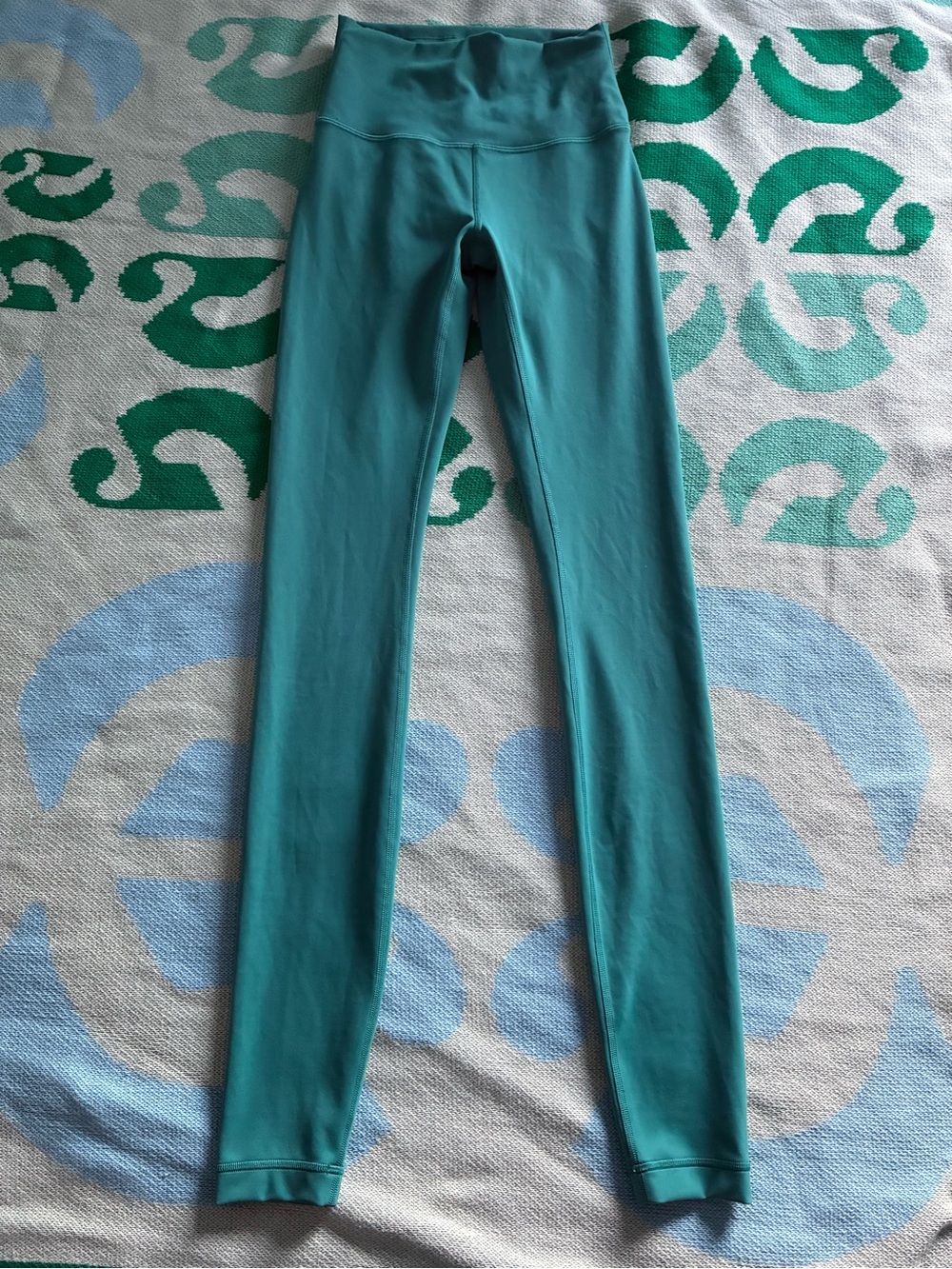 lululemon athletica Teal Green High-Rise Leggings